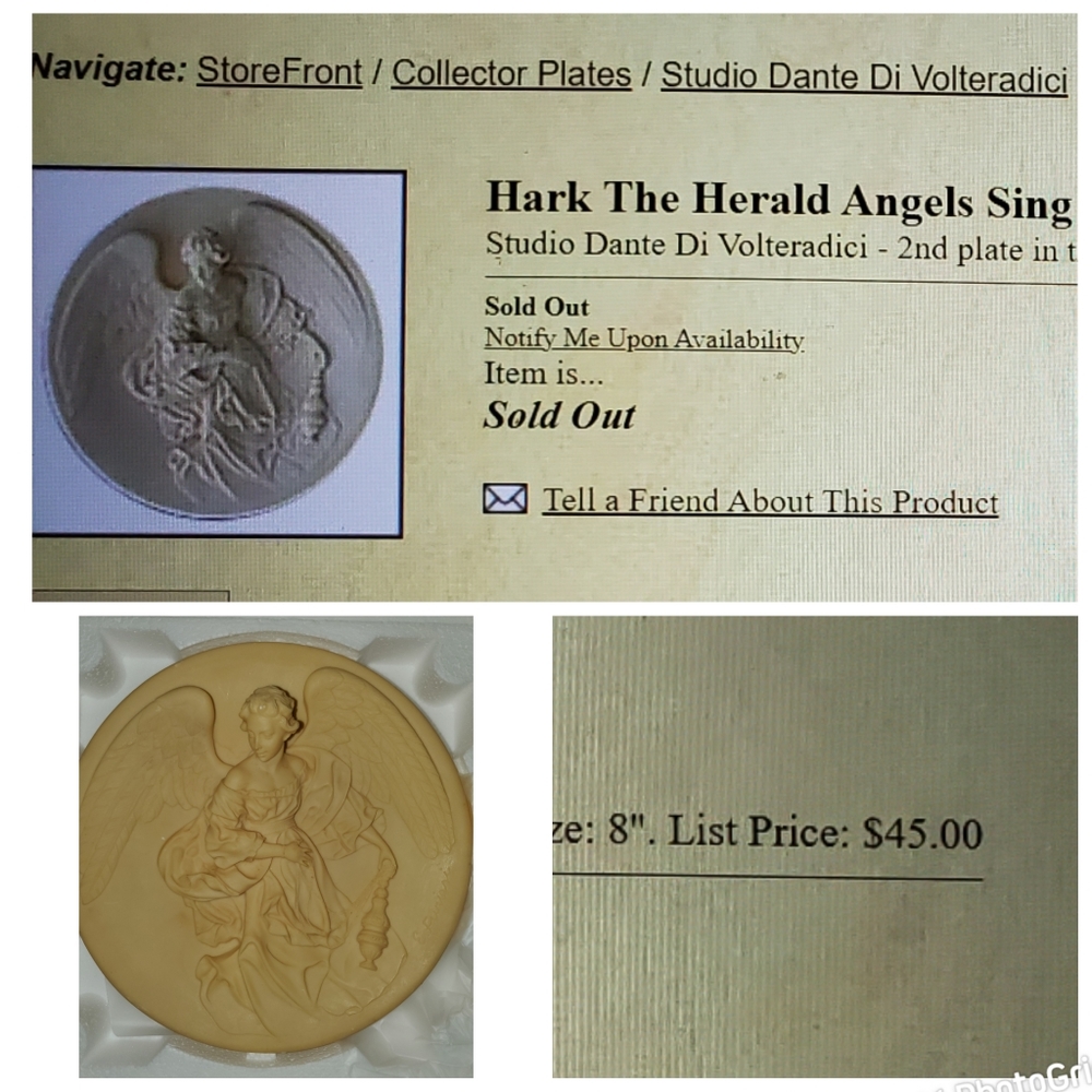 Religious decorative plate